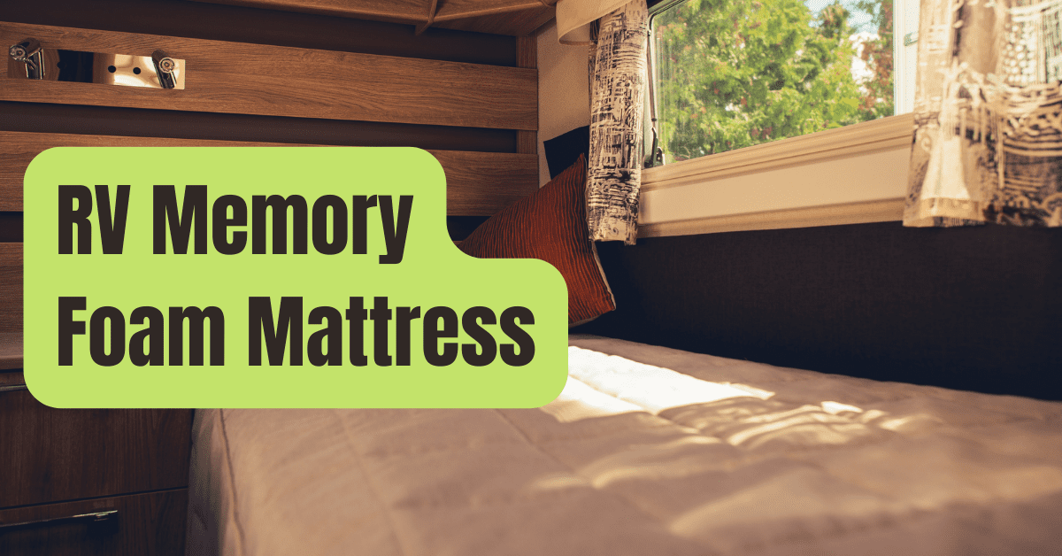 memory foam mattress for rv bunkhouse