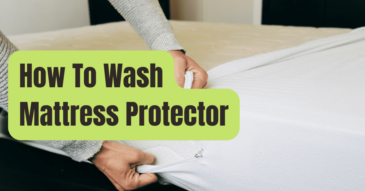 mattress protector settings to put on to wash