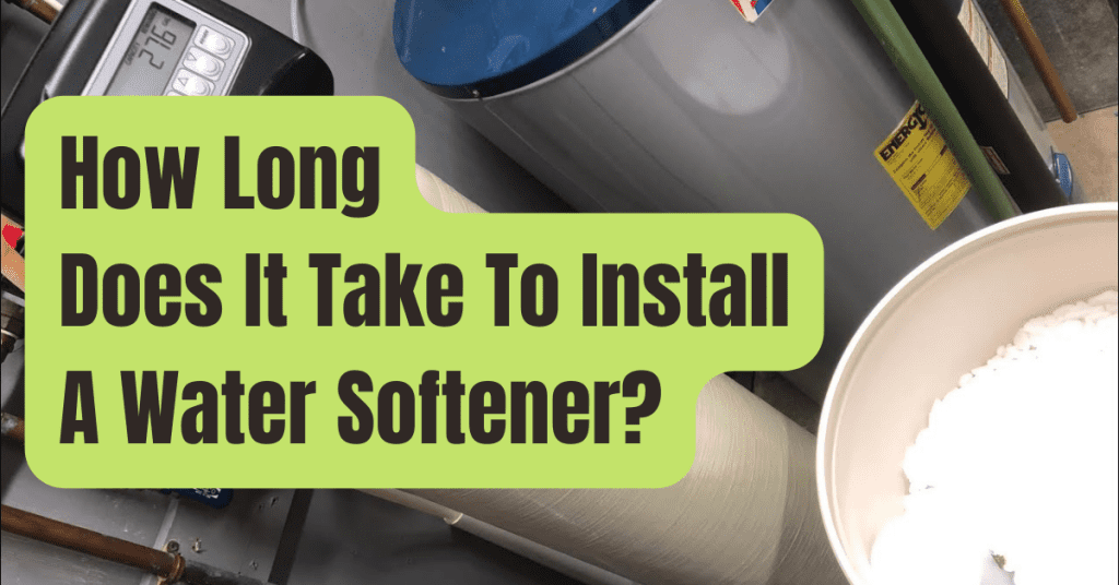 How To Use A Water Softener Rving Beginner