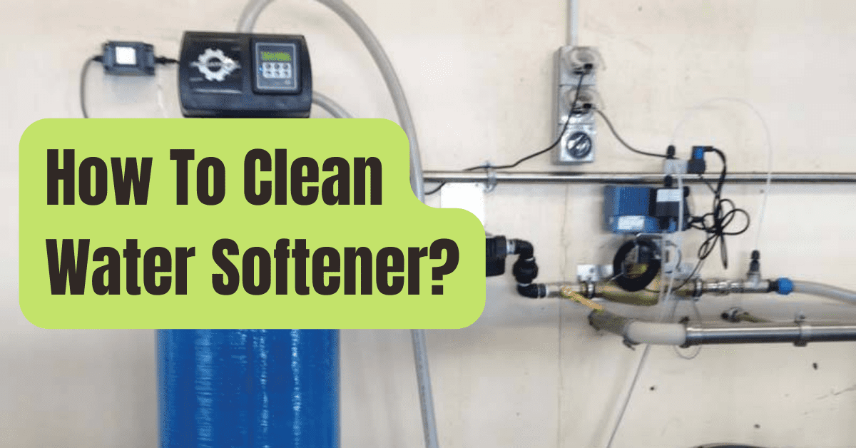 How To Clean Water Softener Rving Beginner 6695