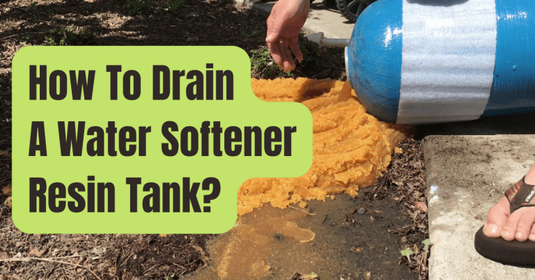 How To Drain A Water Softener Resin Tank Rving Beginner 8773