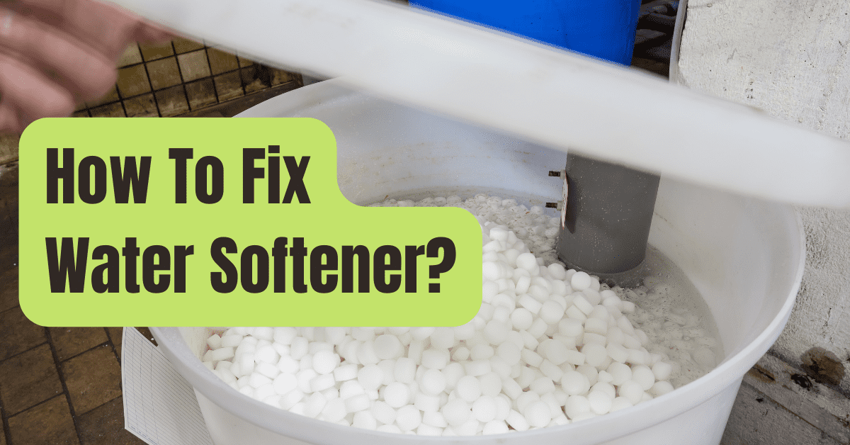 How To Fix Water Softener RVing Beginner