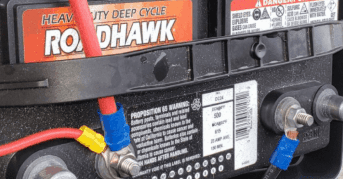 Roadhawk Predator Rv Battery Maintenance Rving Beginner 3907