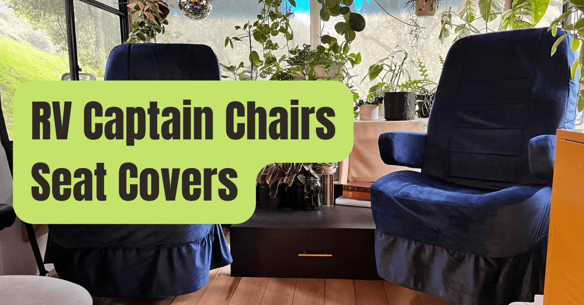 How to Reupholster RV Captain Chairs RVing Beginner